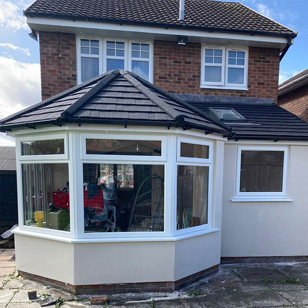 Conservatory rendering in Chester