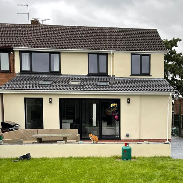 Kitchen extension rendering