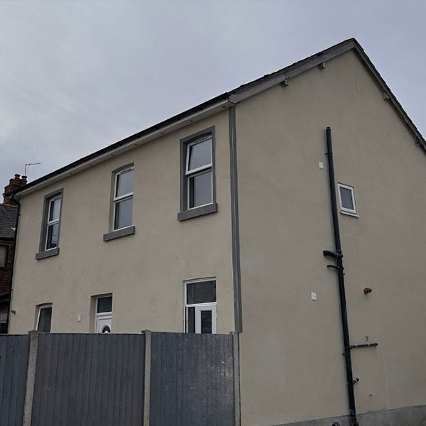 External rendering at domestic properties