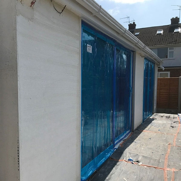 Rendering for new house extension