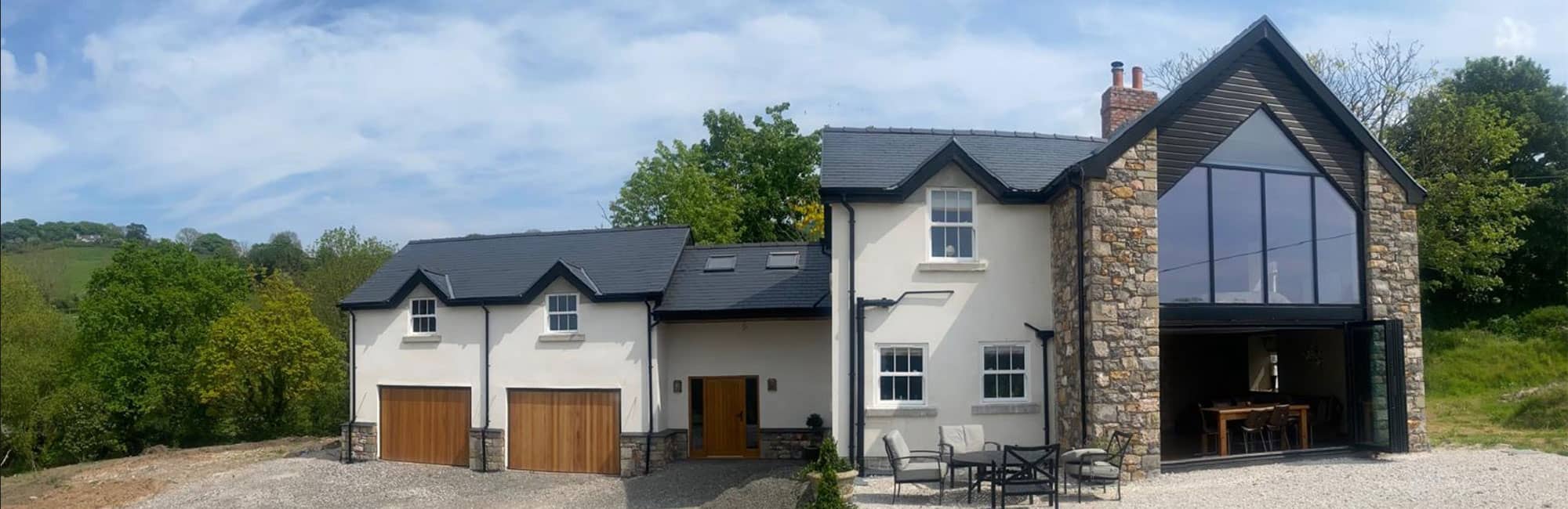 Rendering at domestic home in Chester